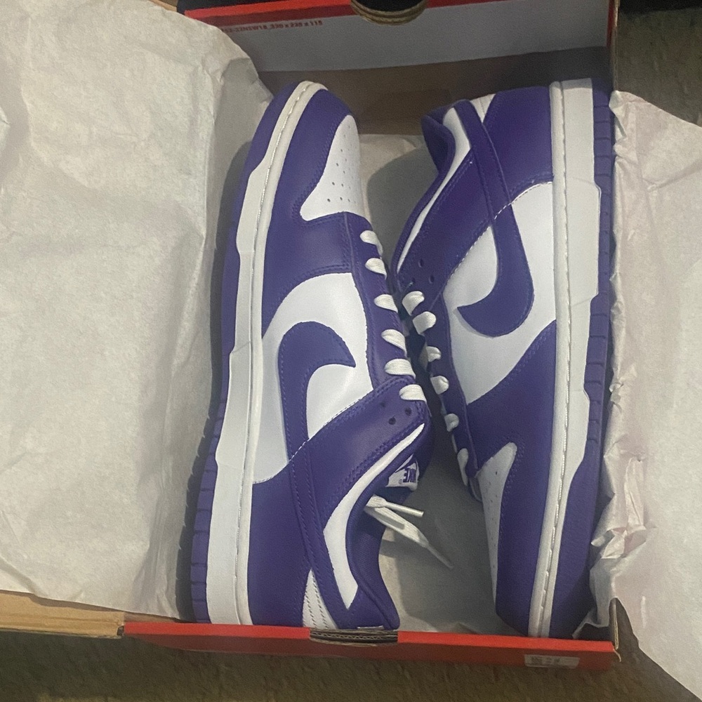 Nike dunk low retro court purple